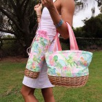 Picnic Lunch Bag | Wicker | Tiki Island Picnic Lunch Bag | Wicker | Tiki Island